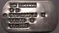 USMC ID tag, modern, designation: QUAKER