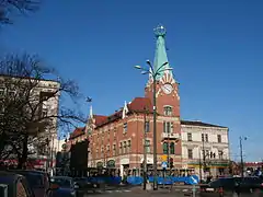House Under the Globe in Krakow