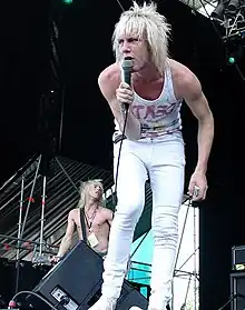 Tourette performing in September 2005