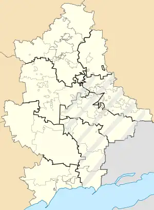 Toretsk is located in Donetsk Oblast