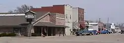 Downtown Doniphan: West Plum Street, seen from the southwest