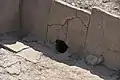Drainage system. Excavations at Tell Kunara. October 3, 2019. Akkadian-Lullubian, 2300-2000 BCE. Sulaymaniyah, Republic of Iraq
