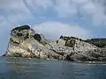 The rocky coast