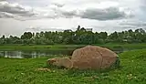 A Boris stone retrieved from the Drujka River has become a local tourist attraction.