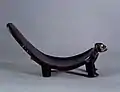 Found in a cave in Santa Domingo" called Duho; Arawak craftsmanship, 1292–1399 AD