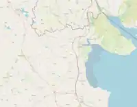 Map image of the town of Dundalk and geographic area of Dundalk F.C. core support