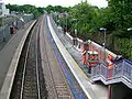 The new platform nearing completion in June 2009