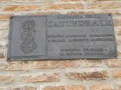 Tourist plaque