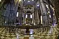 Baroque baldachin and altar