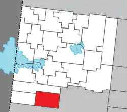 Location within Abitibi-Ouest RCM.