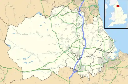 Barforth is located in County Durham