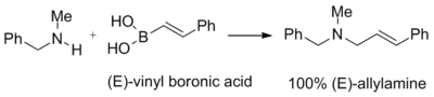 geometrically pure allylamines