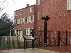 Edgar Allan Poe National Historic Site, as seen from N. 7th Street