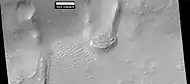Landslide in a trough just south of Ius Chasma, as seen by HiRISE under HiWish program