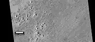 Cones, as seen by HiRISE under HiWish program  These cones probably formed when hot lava flowed over ice-rich ground.