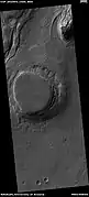 Wide view of layers, as seen by HiRISE under HiWish program