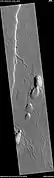 Channels coming from a trough, as seen by HiRISE under HiWish program