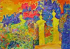 Tjaša Iris, Entrance, acryl on canvas, 100 x 150 cm, 2005-2011