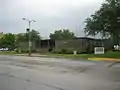 Municipal building on FM 102 in downtown area