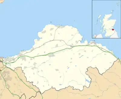Dirleton is located in East Lothian