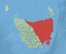 Map of range