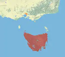 Map of range