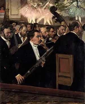 The Orchestra of the Opera, 1870, Musée d'Orsay