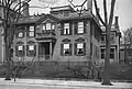 The house in 1918, following an addition to the building's rear