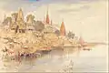 Edward Lear (1812–1888) Cityscape, 1873