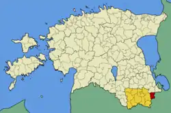 Meremäe Parish within Võru County.