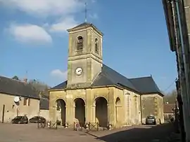 The church in Poiseux