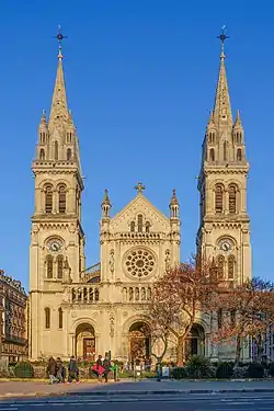The church of Saint-Ambroise (11th arrondissement) by Théodore Ballu (1863–68)