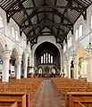View looking east towards the altar