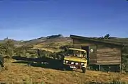 Sudek and Lower Elgon from the Old Elgon Hut, burned down 1975, on the Kimilili approach