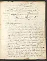 Elizabeth Polwhele. The frolicks: dedicatory letter from Polwhele to Prince Rupert, page 1. 1671.