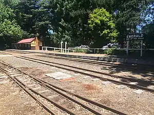 Platform 1 at Emerald