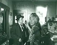 Emiko Omori and Victor Wong