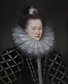 Countess Emilia of Nassau, Mauritia Eleonora’s mother. Portrait by Daniël van den Queborn, 1590–1595. Collection of the Geschiedkundige Vereniging Oranje-Nassau, Het Loo Palace, Apeldoorn.
