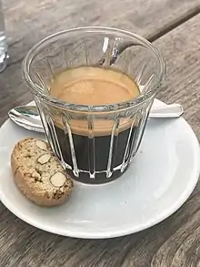 Image 39An espresso by the glass in Trieste - in the local dialect "Nero in B" (from Coffee culture)