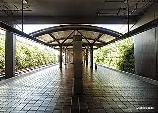 The Martinez Nadal train station in Guaynabo is off PR-19