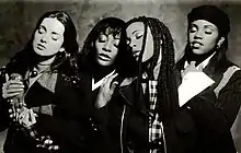 Eternal in 1993. From left to right: Louise Nurding, Vernie Bennett, Easther Bennett, and Kéllé Bryan