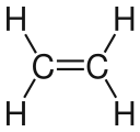 Ethylene Carbon-carbon double bond