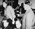 Former prisoner Eugen Seybold identifies Fritz Hintermayer, 22&nbsp;November 1945