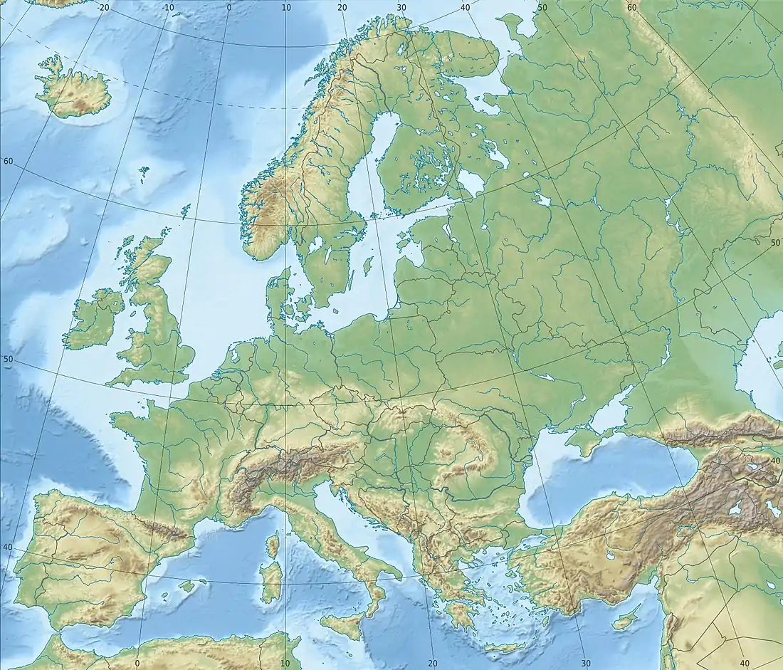 Neanderthal is located in Europe