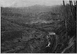 Open-pit lignite mine Șotânga-Margineanca, 1899