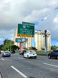 PR-18 near its exits to PR-23