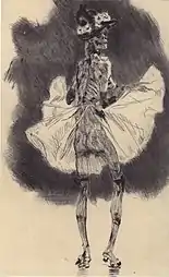 The Dance of Death (ca. 1865) etching (55 x 37&nbsp;cm)
