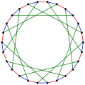 The chromatic index of the F26A graph is&nbsp;3.