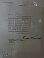 Letter from FDR regarding opening of Dey Mansion to visitors
