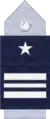 Chilean Air Force squadron commandant rank insignia (epaulette)